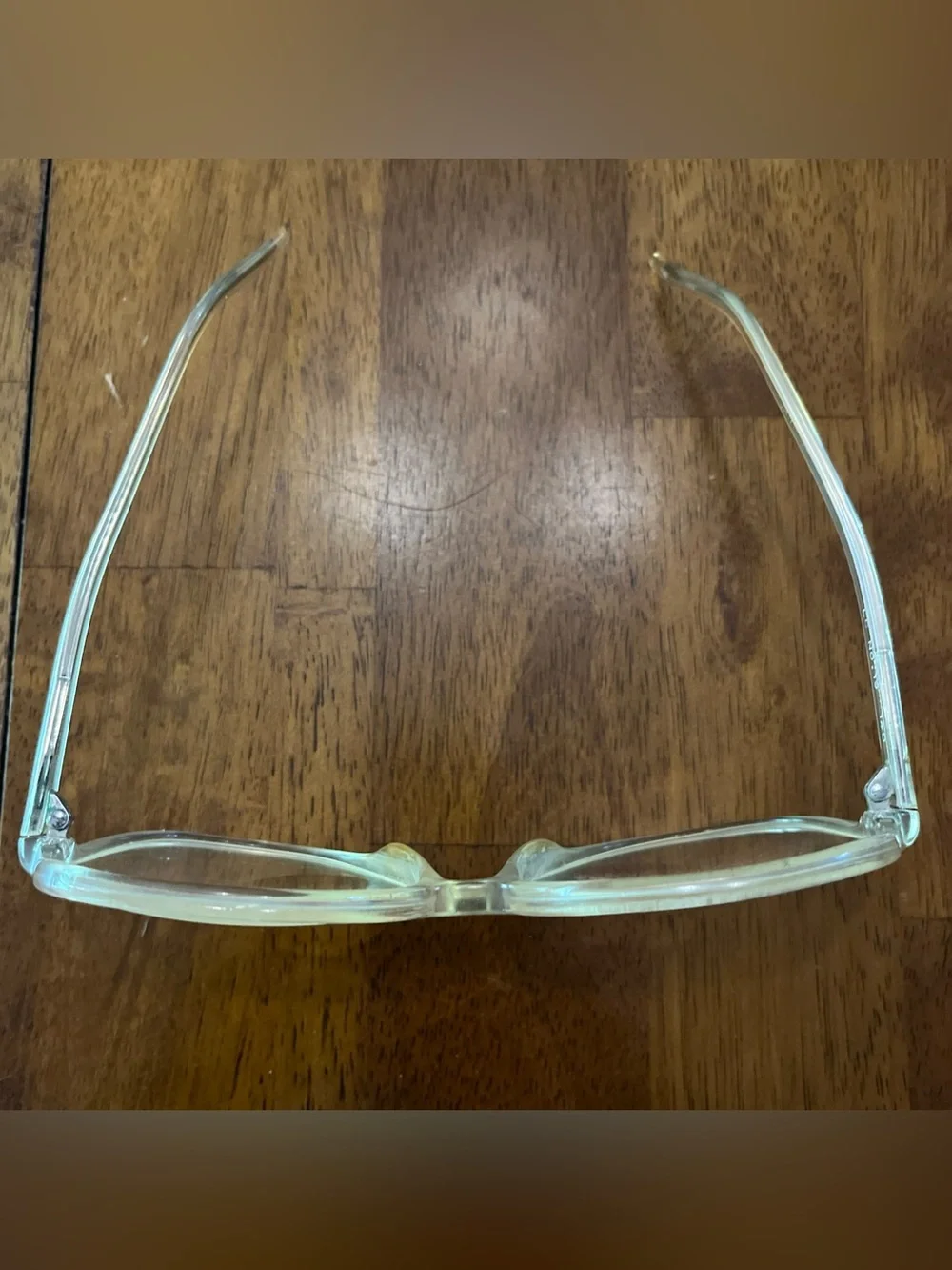 Vintage Liz Claiborne Clear Frames Oversized Eyeglasses LC-19  140